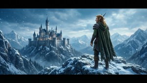 Lone Elf Snowy Peak