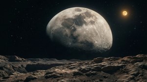 Lone Planet and Moon