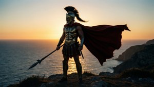 Lone Spartan at Dusk