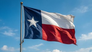 Lone Star Flag Waving