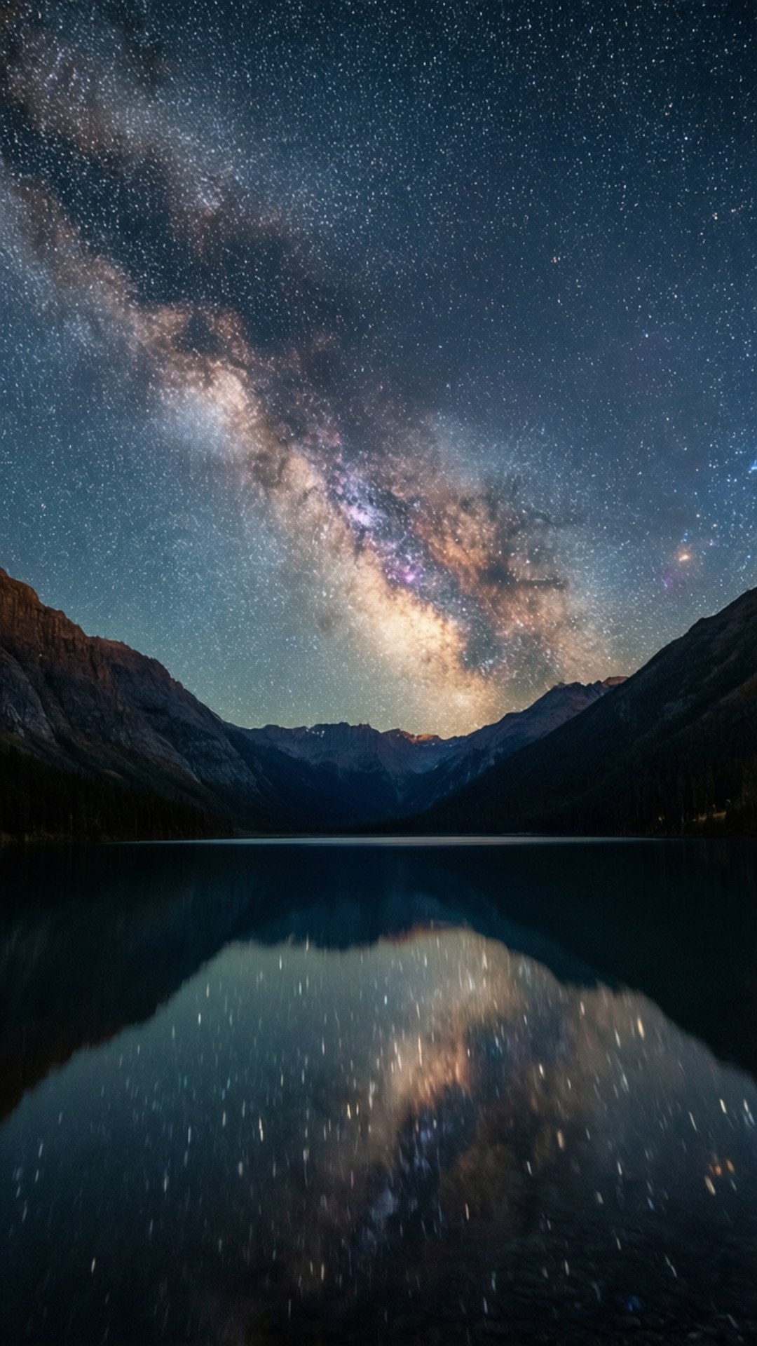 Lone Tree Milky Way by Wallpapers.art Studio