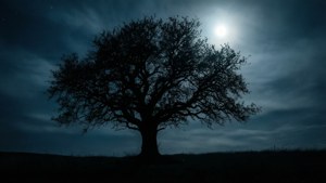 Lone Tree Moonlight