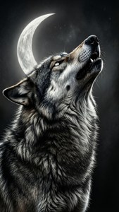 Lone Wolf Silhouette