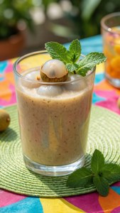 Longan Smoothie Glass