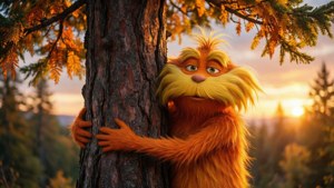 Lorax Hugs Tree