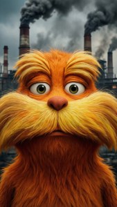 Lorax Serious Portrait