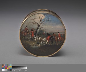 Lord Edward Thynne’s Snuff Box, Decorated with Foxhunting Scenes by John Ferneley