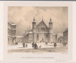 Loterijzaal op het binnenhof in Den Haag