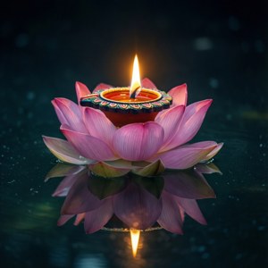 Lotus Diya Serenity