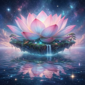 Lotus Island in the Cosmos