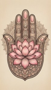 Lotus Mandala Hamsa
