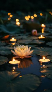 Lotus Pond Candles