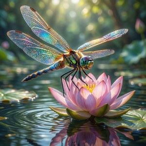 Lotus Pond Dragonfly