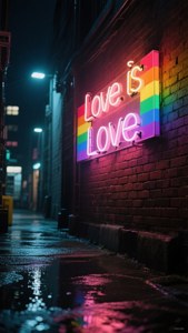 Love is Love Neon