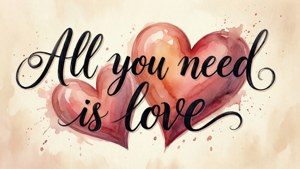 Love Quote Hearts