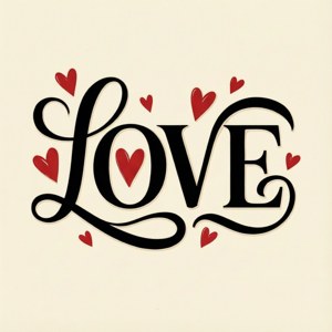 Love Script Typography