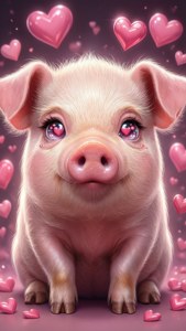 Love Struck Pig