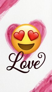 Love Text Heart Eyes
