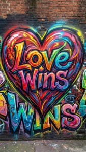 Love Wins Graffiti