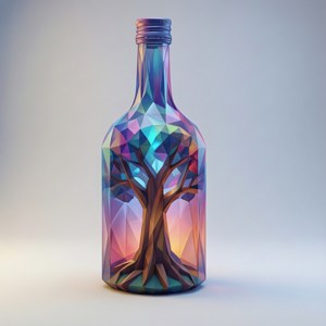 Low-Poly Bottle