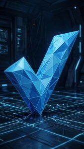 Low Poly Checkmark