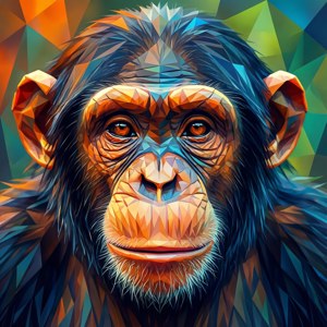 Low Poly Chimp