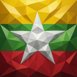 Low-Poly Flag