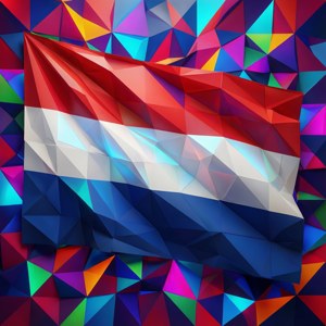 Low Poly Flag Art