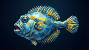 Low-Poly Flounder