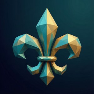 Low-Poly Geometric Fleur