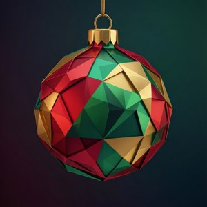 Low Poly Geometric Ornament