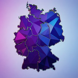 Low Poly Germany Art