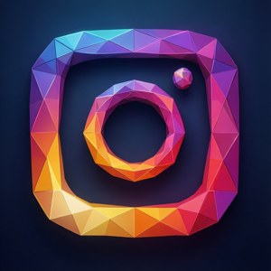 Low Poly Instagram