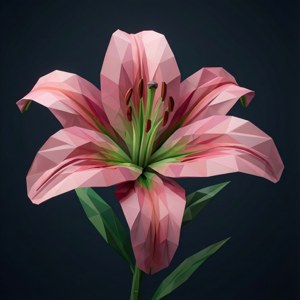 Low-Poly Lily