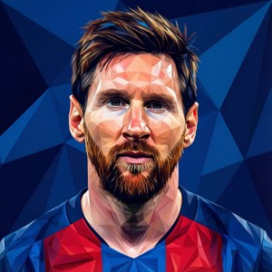 Low Poly Messi
