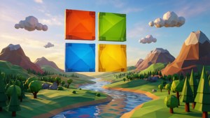 Low-Poly Microsoft World