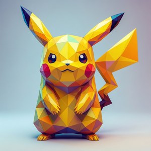 Low Poly Pikachu
