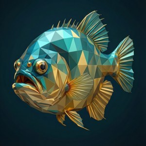 Low Poly Piranha