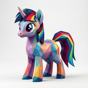 Low-Poly Ponyta