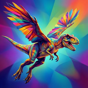 Low Poly Pterosaur