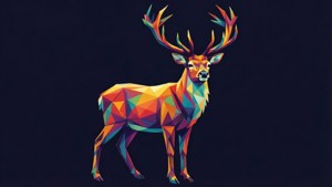 Low Poly Reindeer