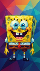 Low Poly SpongeBob