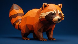 Low Poly Tanuki