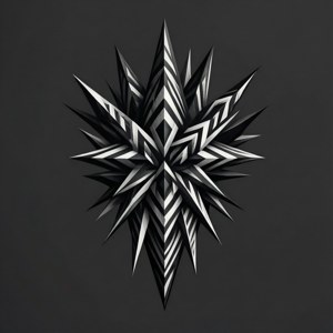 Low Poly Tribal Pattern
