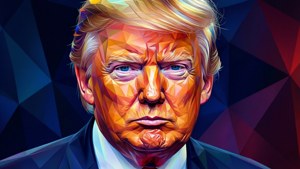 Low Poly Trump Face
