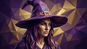 Low Poly Witch