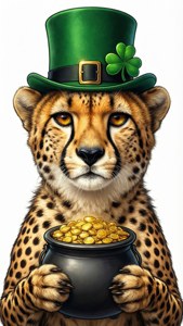 Lucky Cheetah Leprechaun