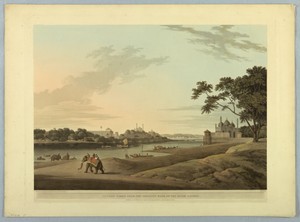 Lucnow Taken From the Opposite Bank of the River Goomty, from "Oriental Scenery: Twenty Four Views in Hindoostan"