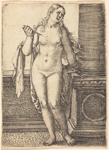 Lucretia Standing at a Column