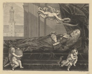 Ludwig VI op zijn doodsbed